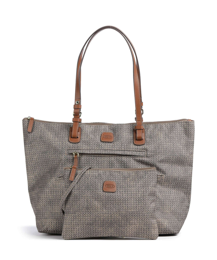 Brics X-Collection L Tote bag wool nut