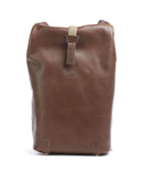 Brooks England Pickwick Leather Small Mochila Rolltop dark tan