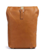 Brooks England Pickwick Leather Small Mochila Rolltop cognac