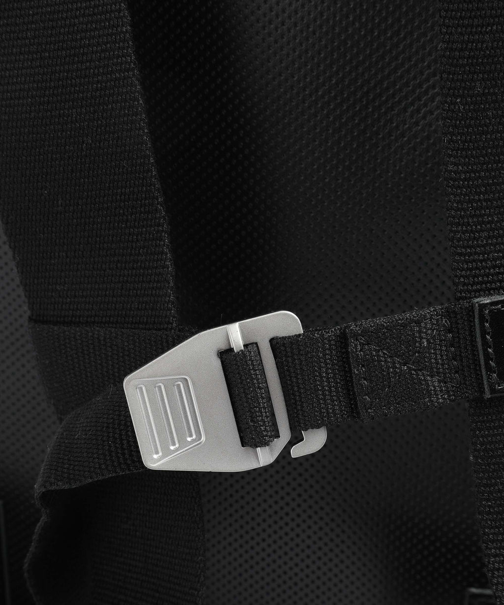 Brooks England Pickwick Reflective Leather Small Rolltop backpack black