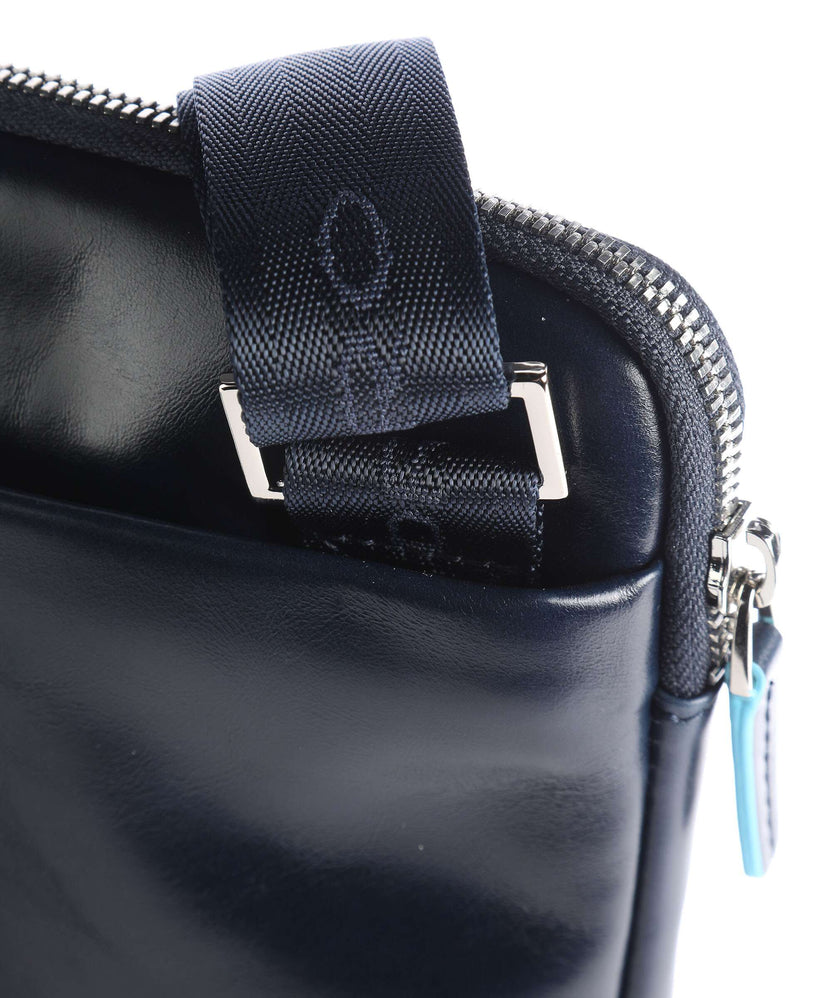 Piquadro Blue Square Crossbody bag blu