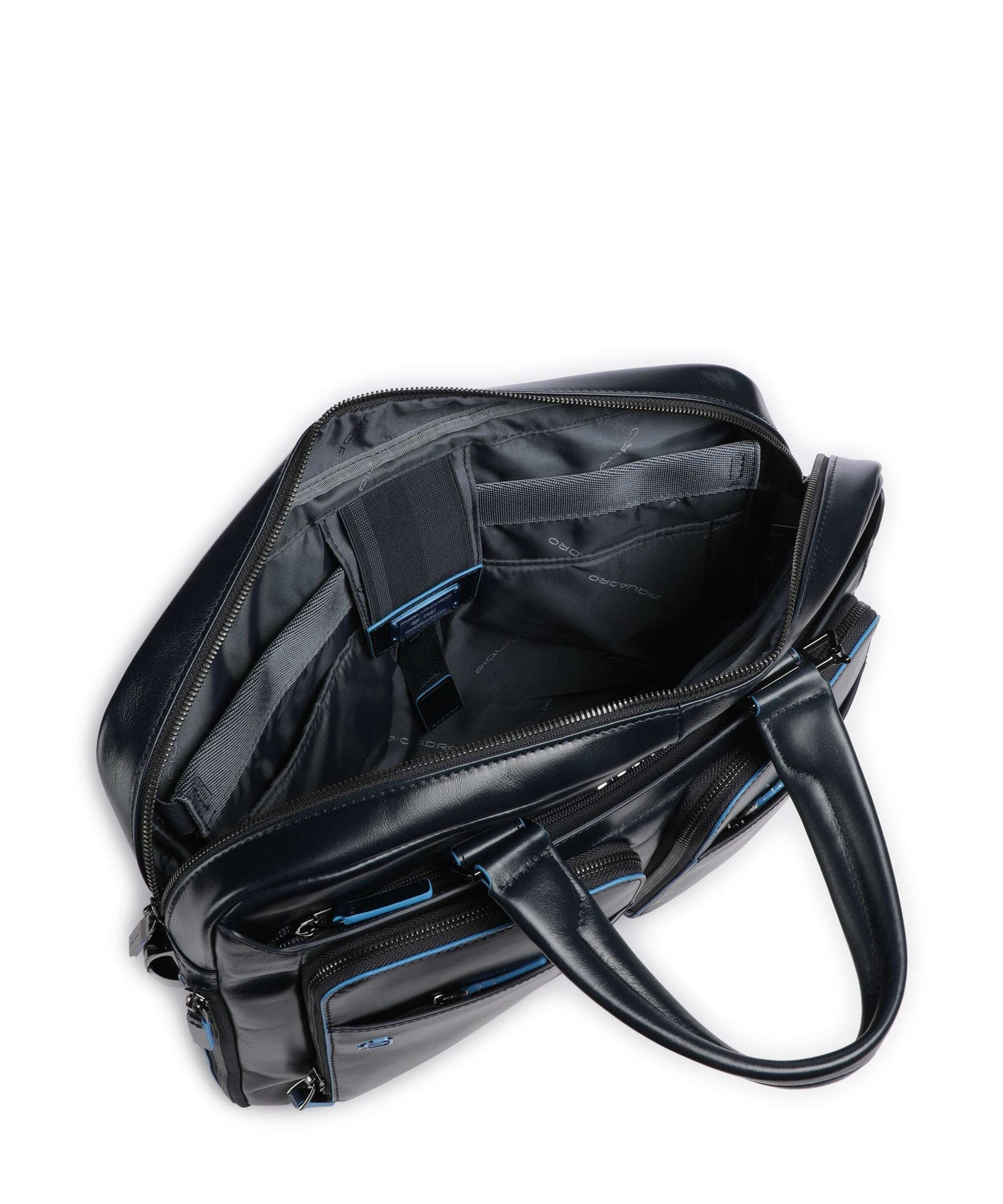 Piquadro Blue Square Briefcase blu