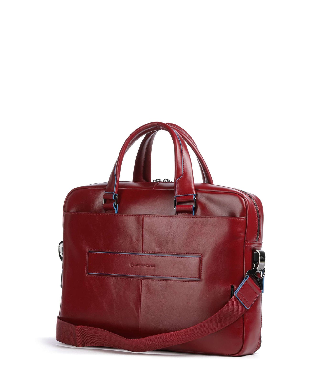 Piquadro Blue Square Briefcase rosso