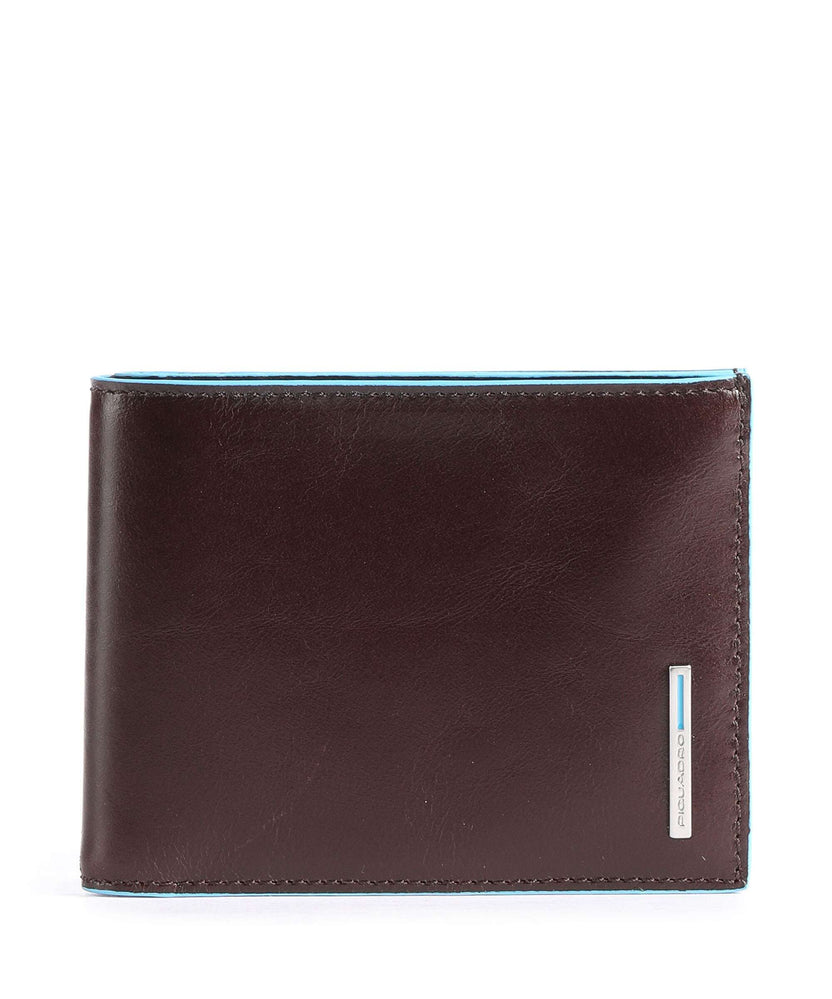 Piquadro Blue Square RFID Credit card holder mahogany