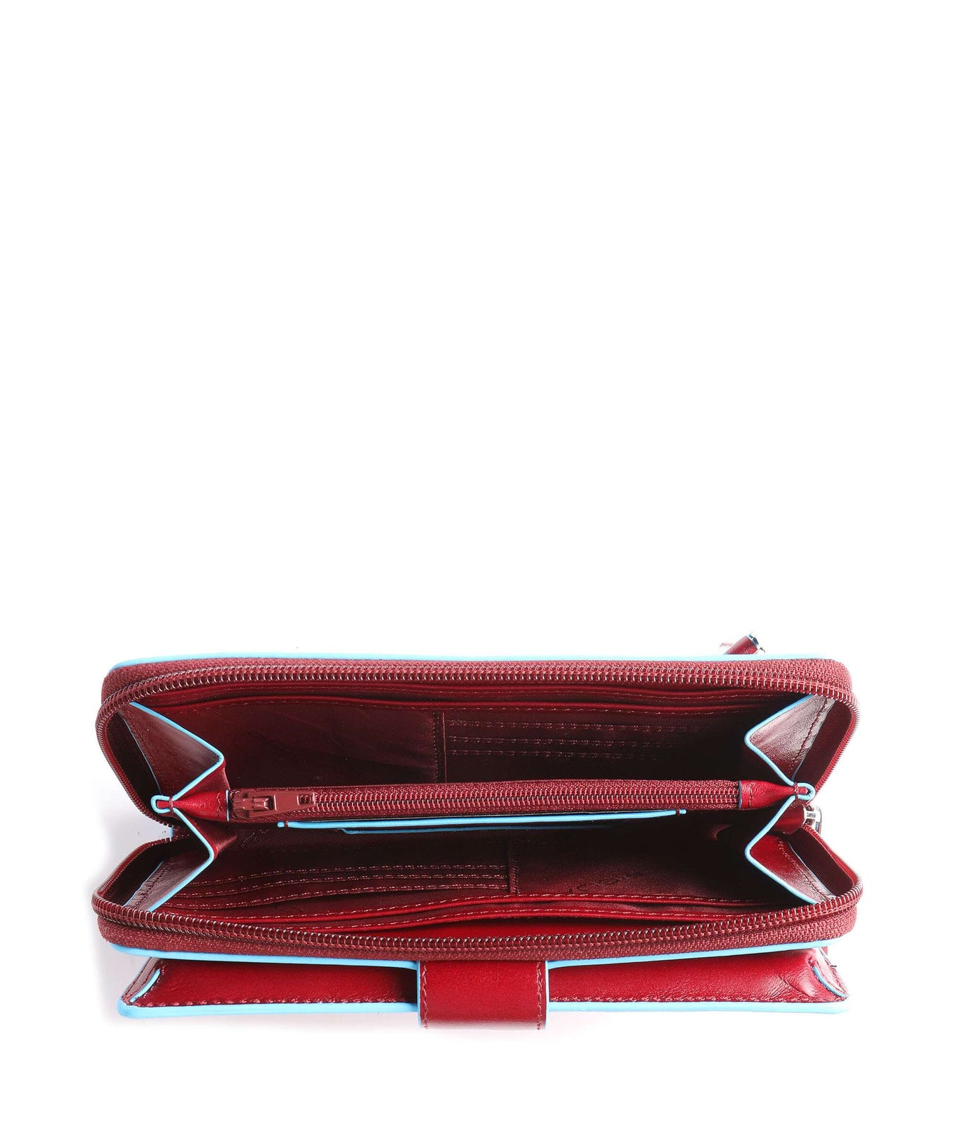 Piquadro Blue Square RFID Wallet red