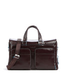 Piquadro Blue Square Bolsa de fim de semana mahogany