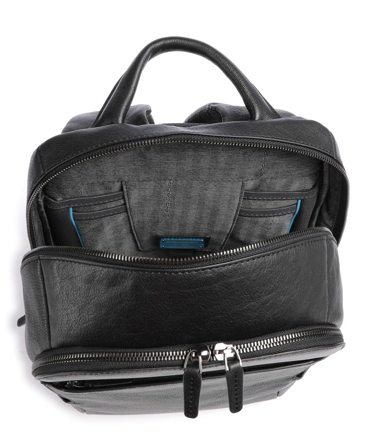 Piquadro Black Square Laptop backpack black