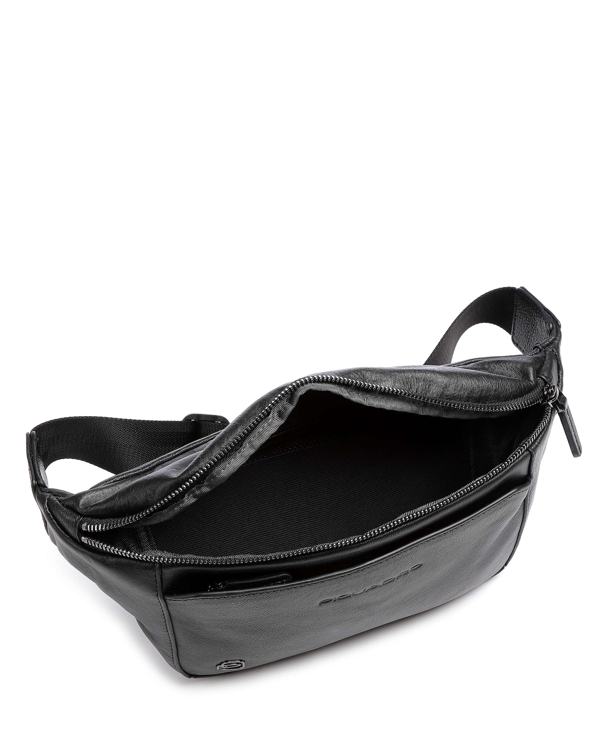 Piquadro Black Square Fanny pack black