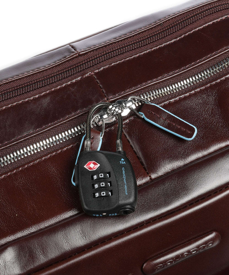 Piquadro Rolling briefcase mahogany