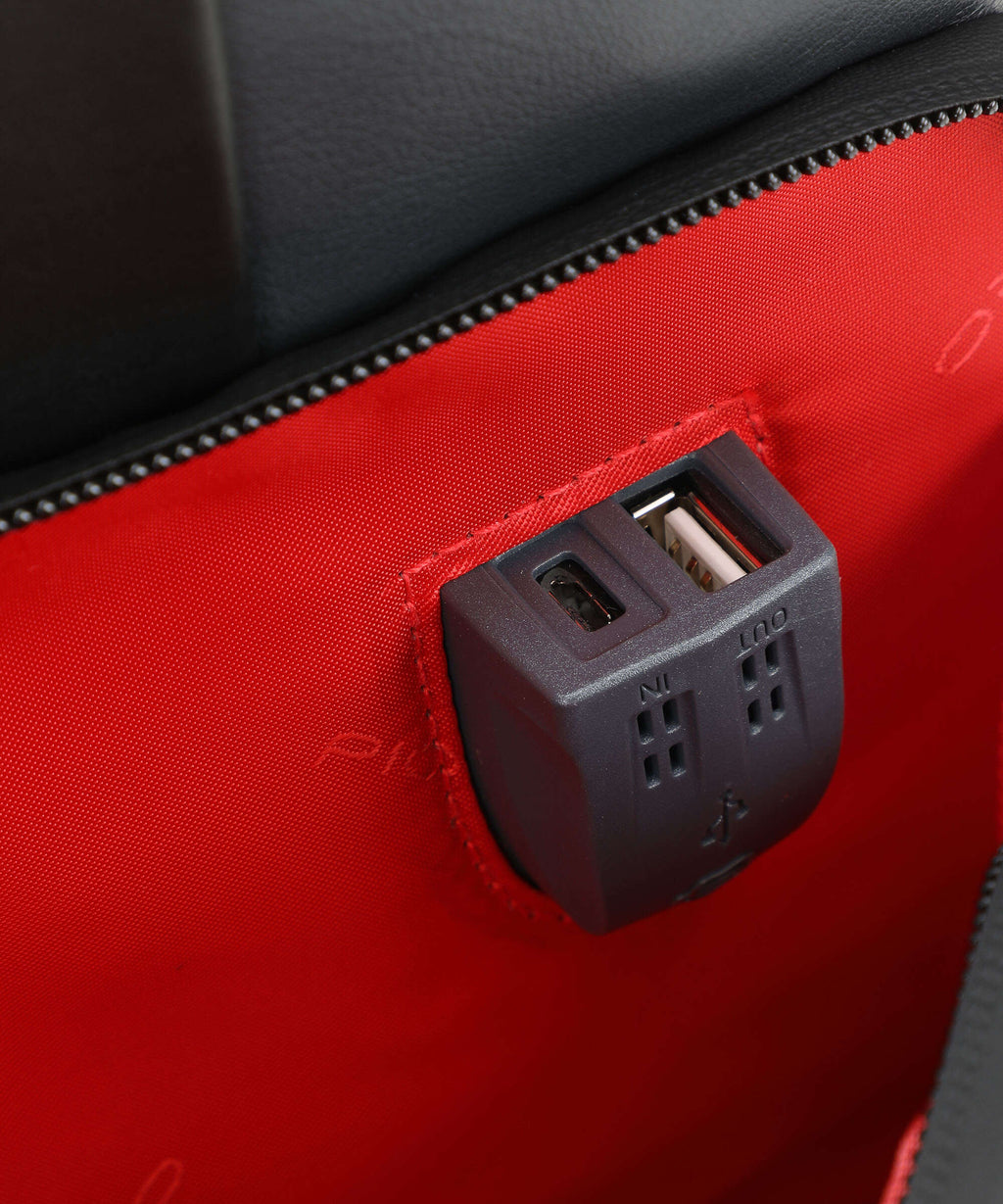 Piquadro Urban Laptop backpack grau/schwarz