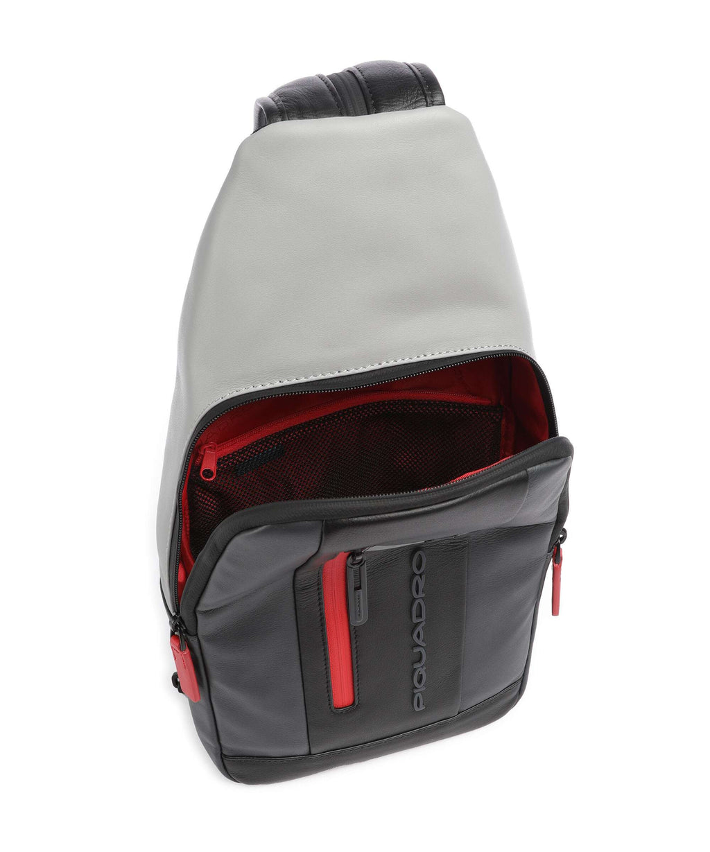 Piquadro Urban Sling bag grau/schwarz