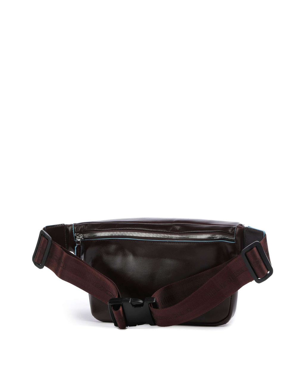 Piquadro Blue Square Fanny pack mahogany