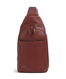 Piquadro Black Square Bolsa tipo sling cuoio