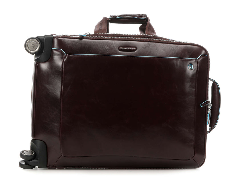 Piquadro Blue Square Spinner (4 wheels) mahogany