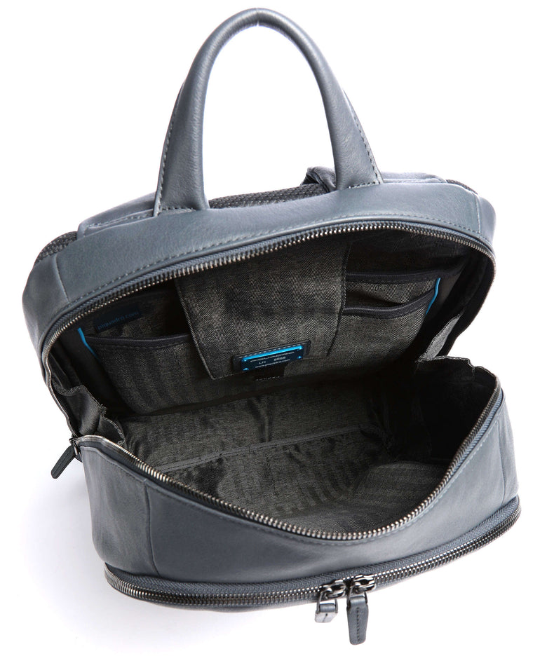 Piquadro Black Square Laptop backpack blue ocean