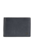Piquadro Black Square Wallet blue ocean