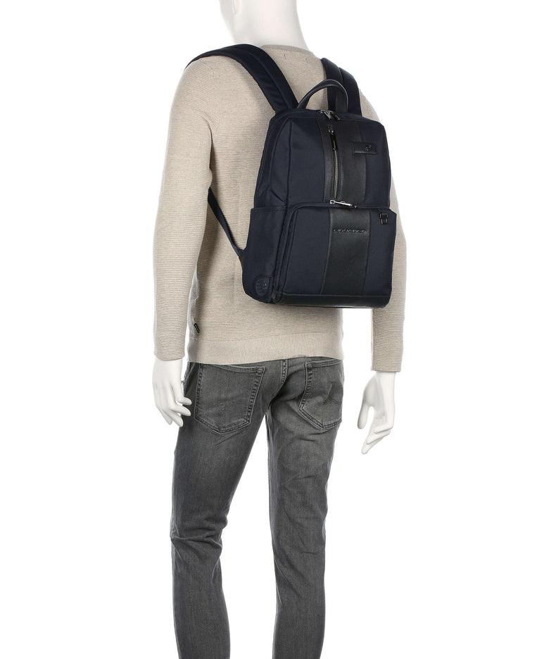 Piquadro Brief 2 Laptop backpack blue