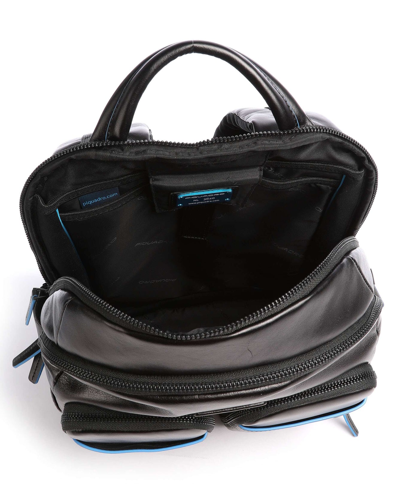 Piquadro Blue Square Revamp RFID Laptop backpack black