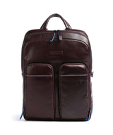 Piquadro Blue Square Revamp Mochila para laptop mahogany
