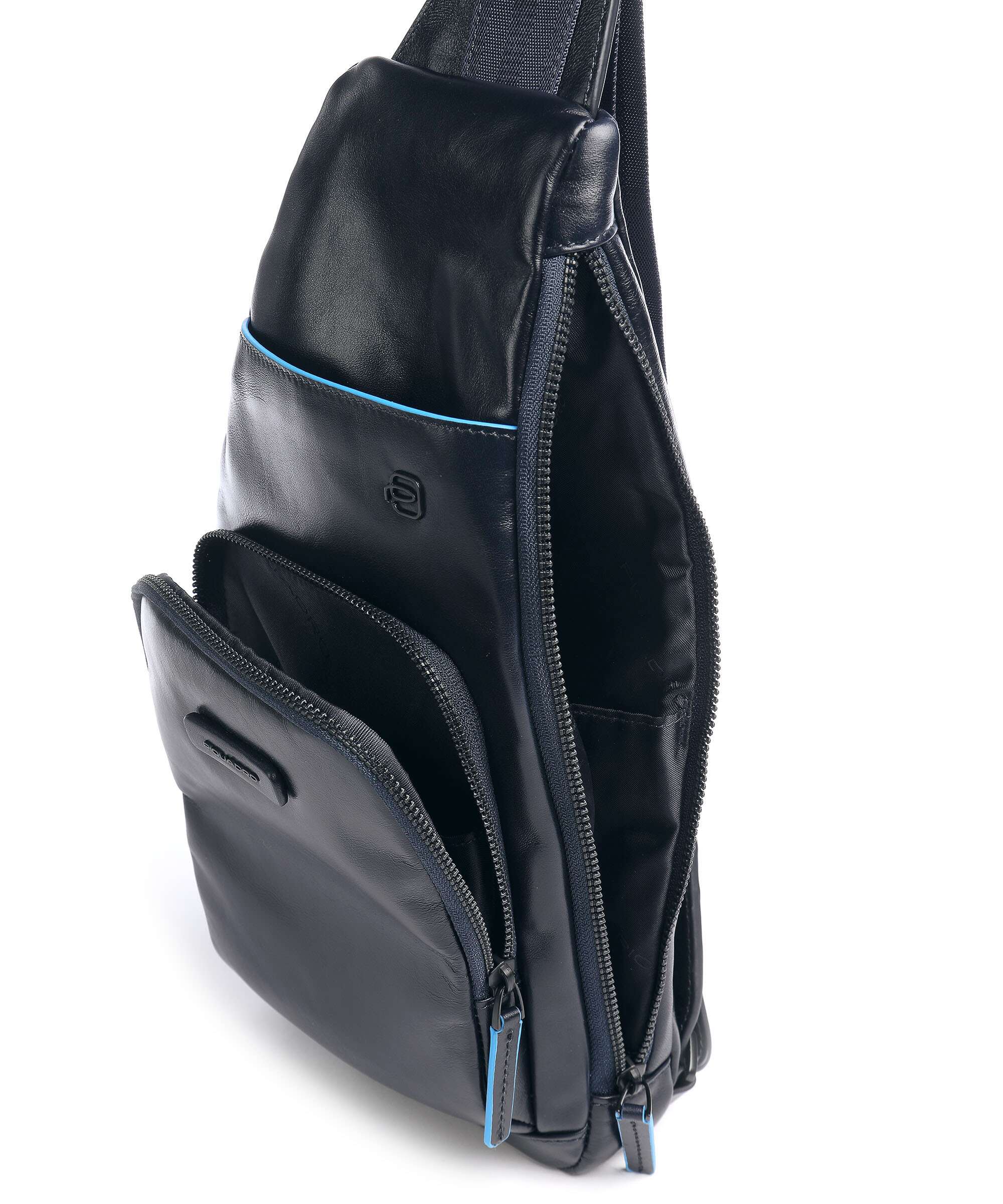 Piquadro Blue Square Revamp Sling bag blue