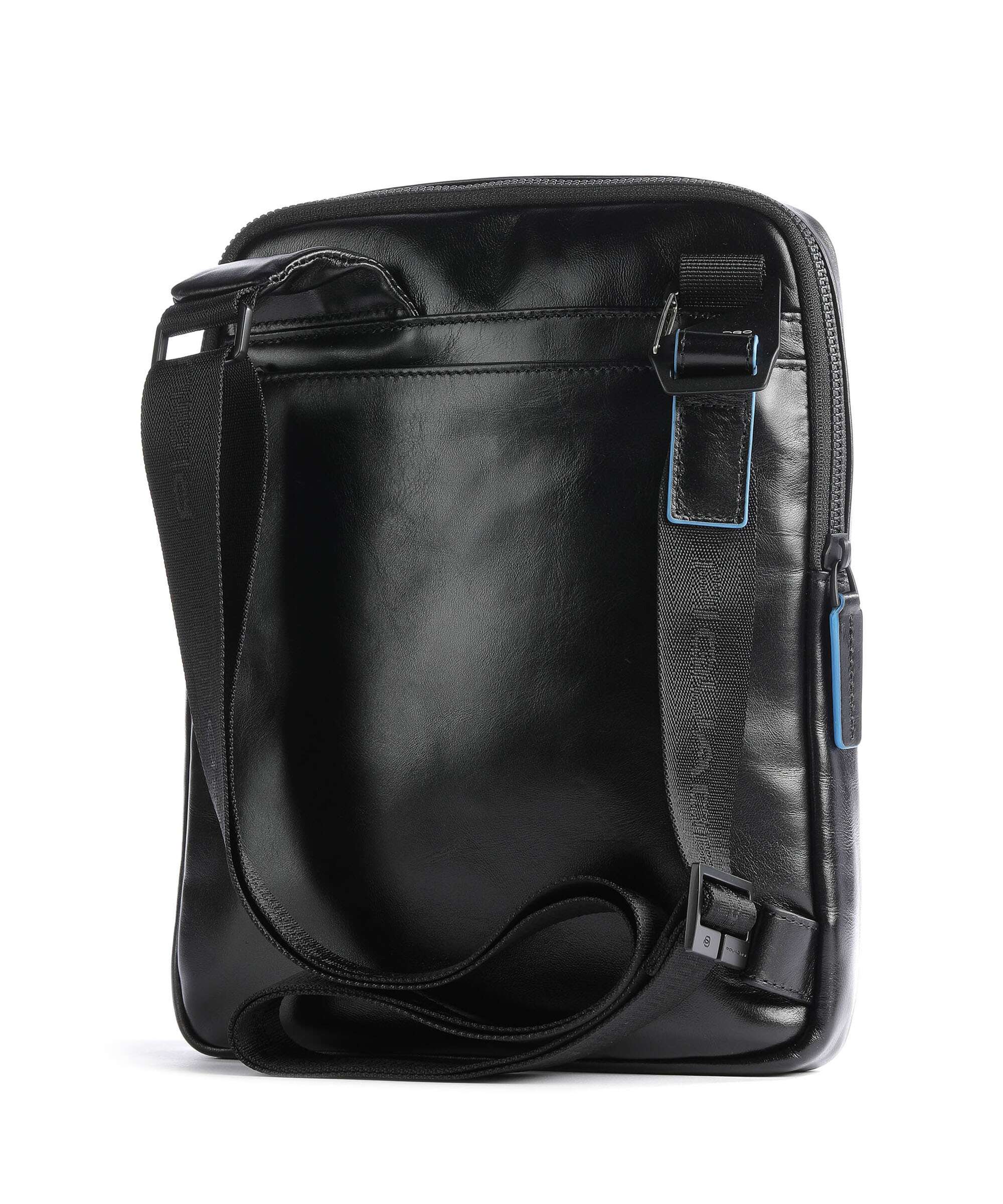 Piquadro Blue Square Revamp Crossbody bag black