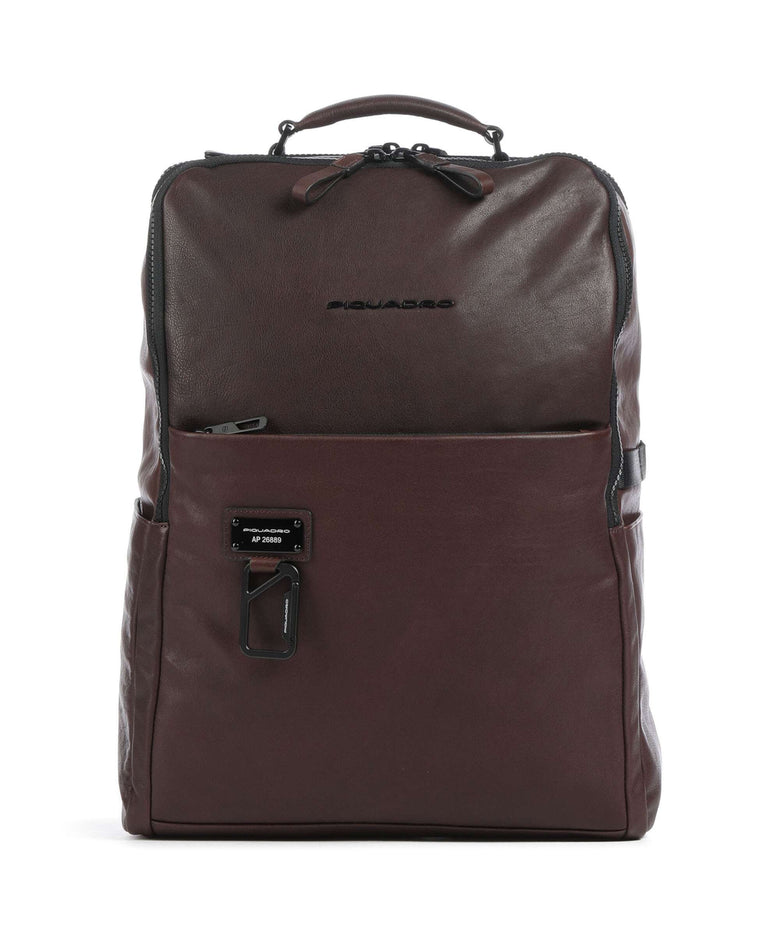 Piquadro Harper Laptop backpack testa di moro