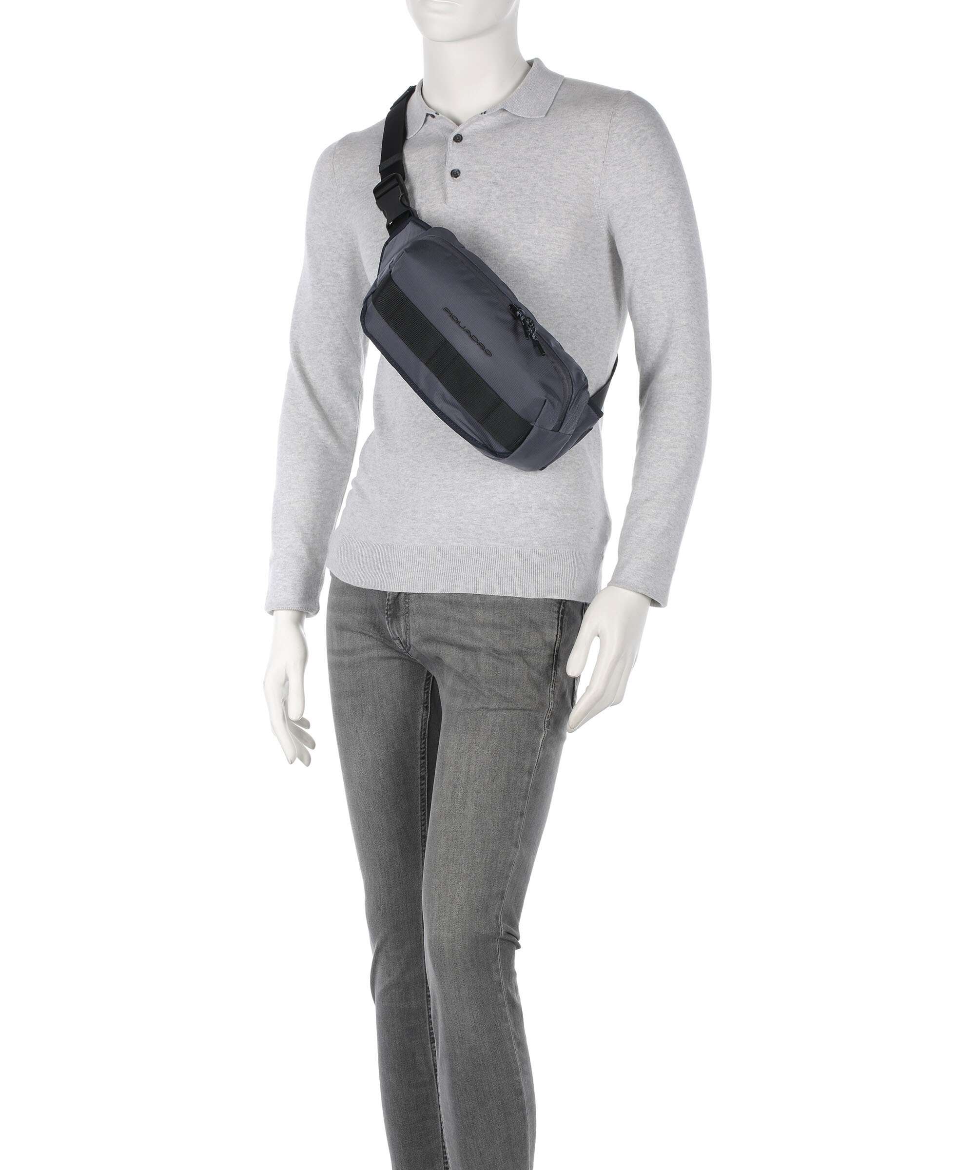 Piquadro Arne Belt bag blu nebbia