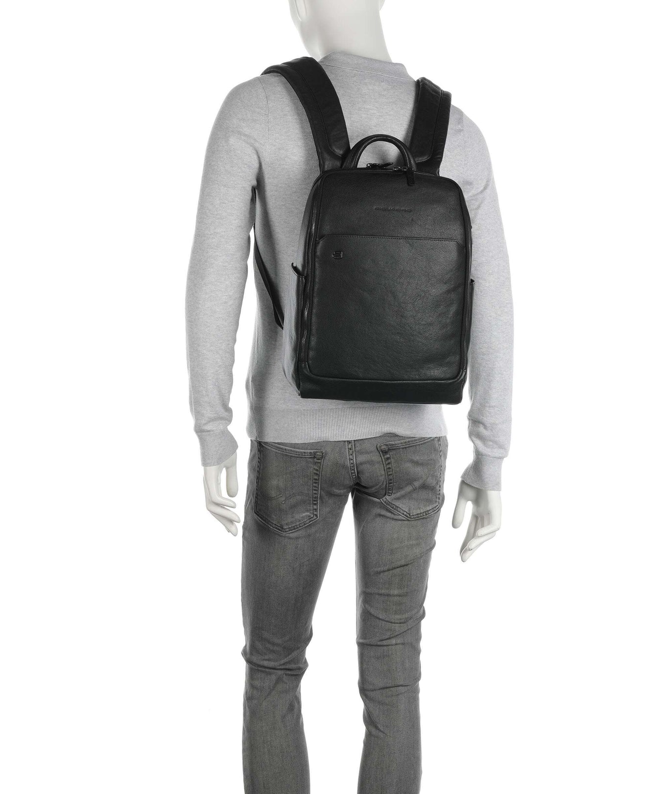 Piquadro Black Square Backpack nero