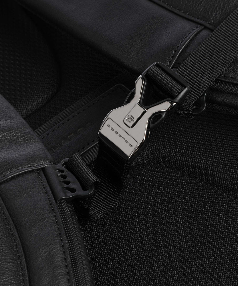 Piquadro Black Square Backpack nero