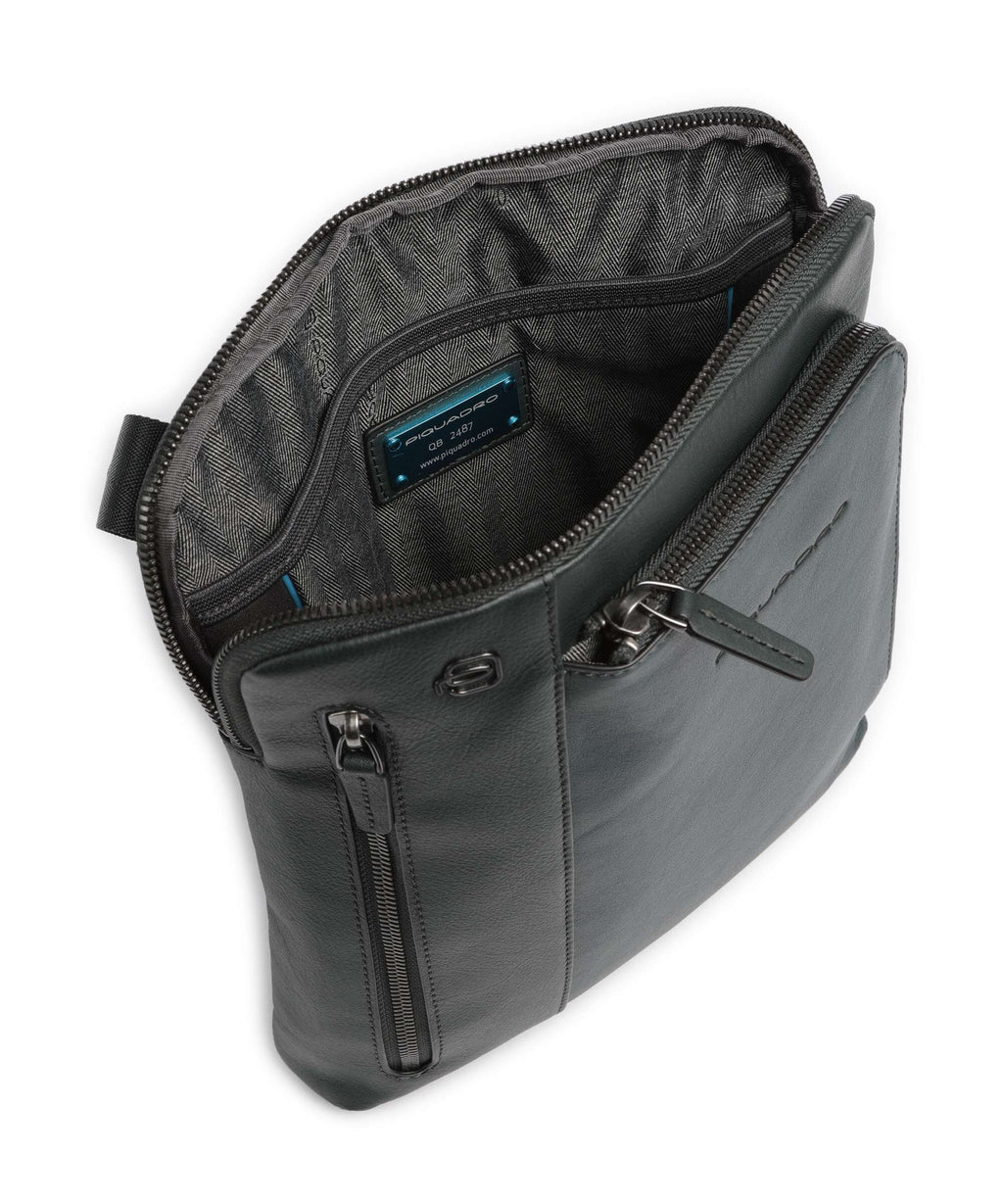 Piquadro Black Square Crossbody bag verde bosco/verde oliva