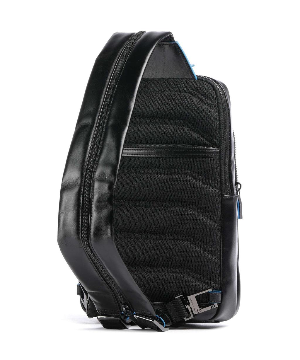 Piquadro Blue Square Sling bag nero