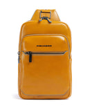 Piquadro Blue Square Bolsa tipo sling giallo zafferano