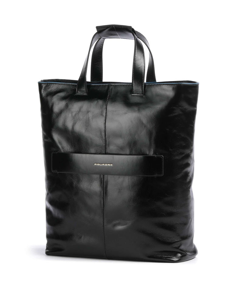 Piquadro Blue Square Hobo bag black