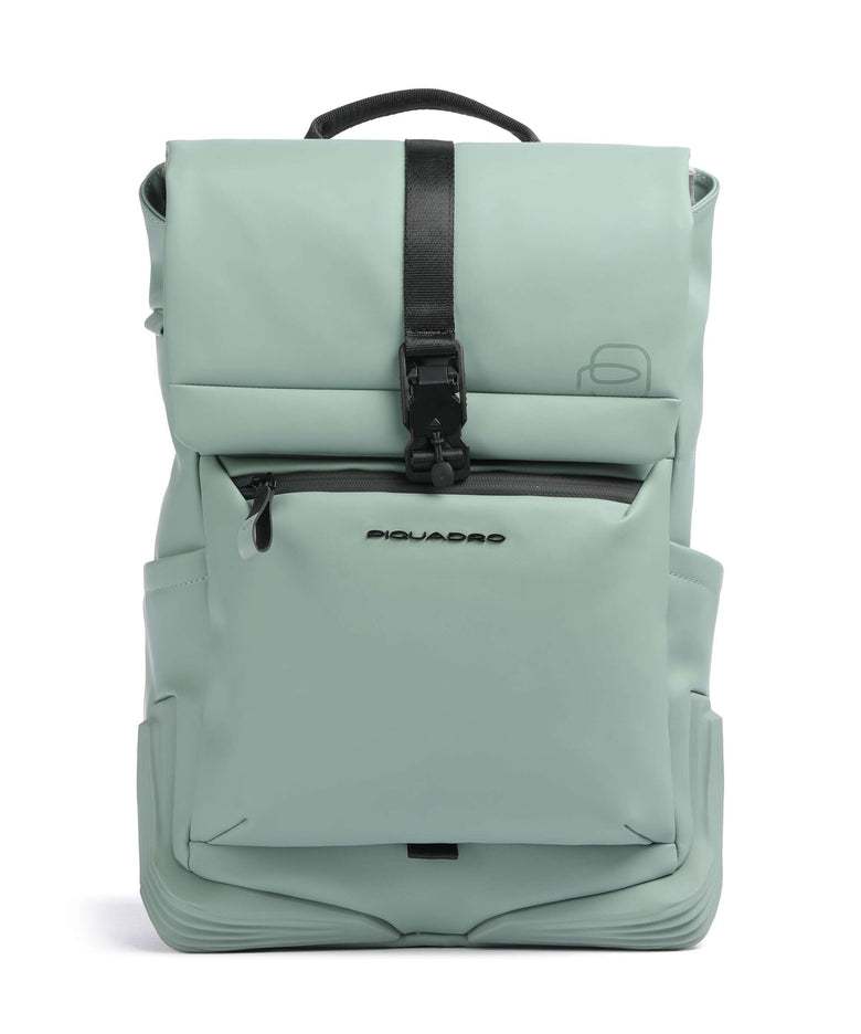 Piquadro Corner Special Backpack sage green