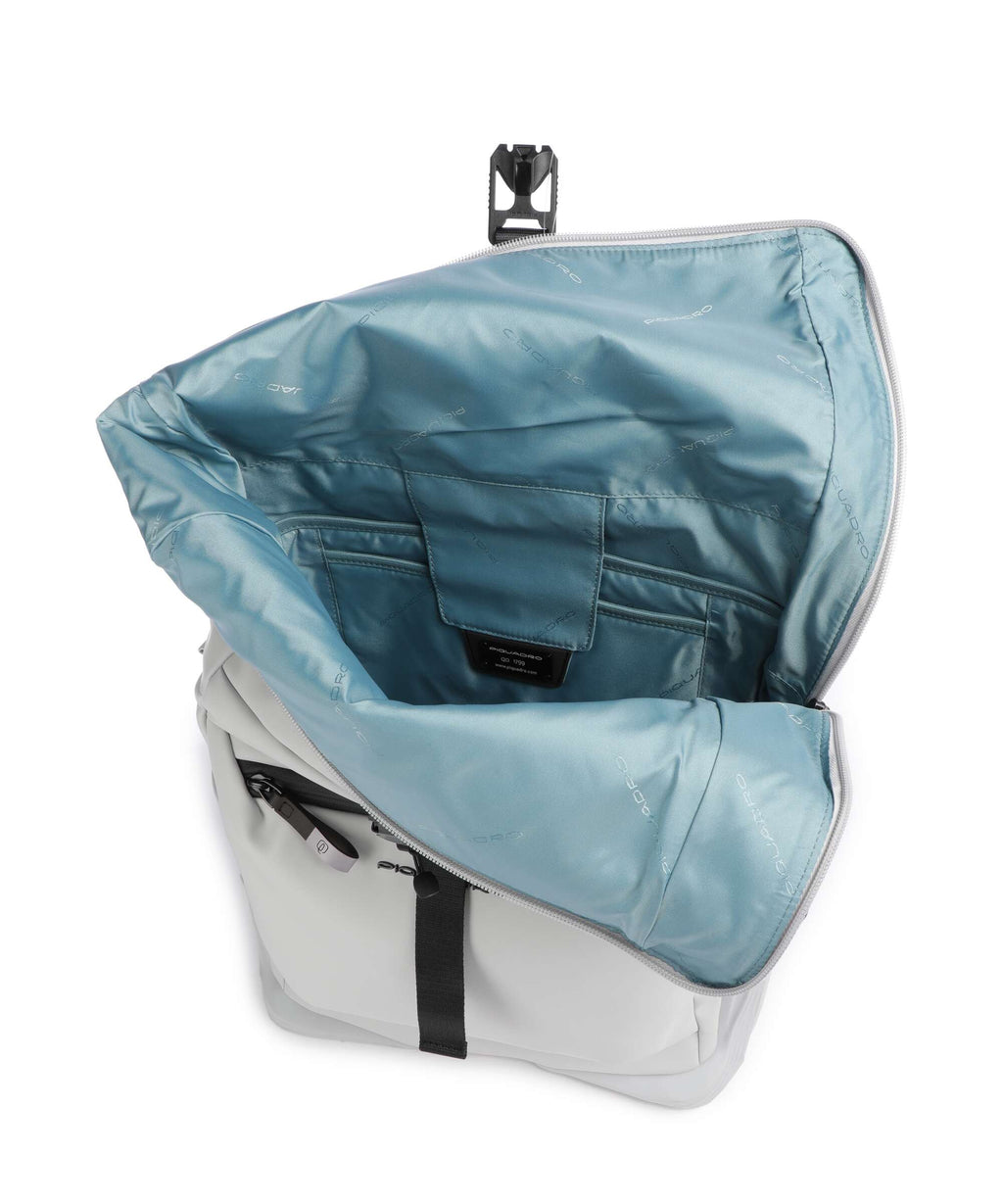 Piquadro Corner 2.0 2.0 Rolltop backpack white