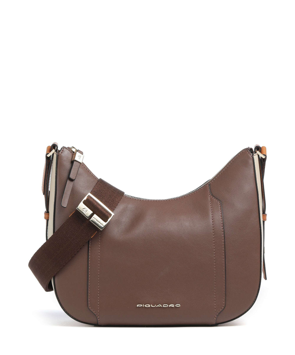 Piquadro W92 Crossbody bag marrone/beige