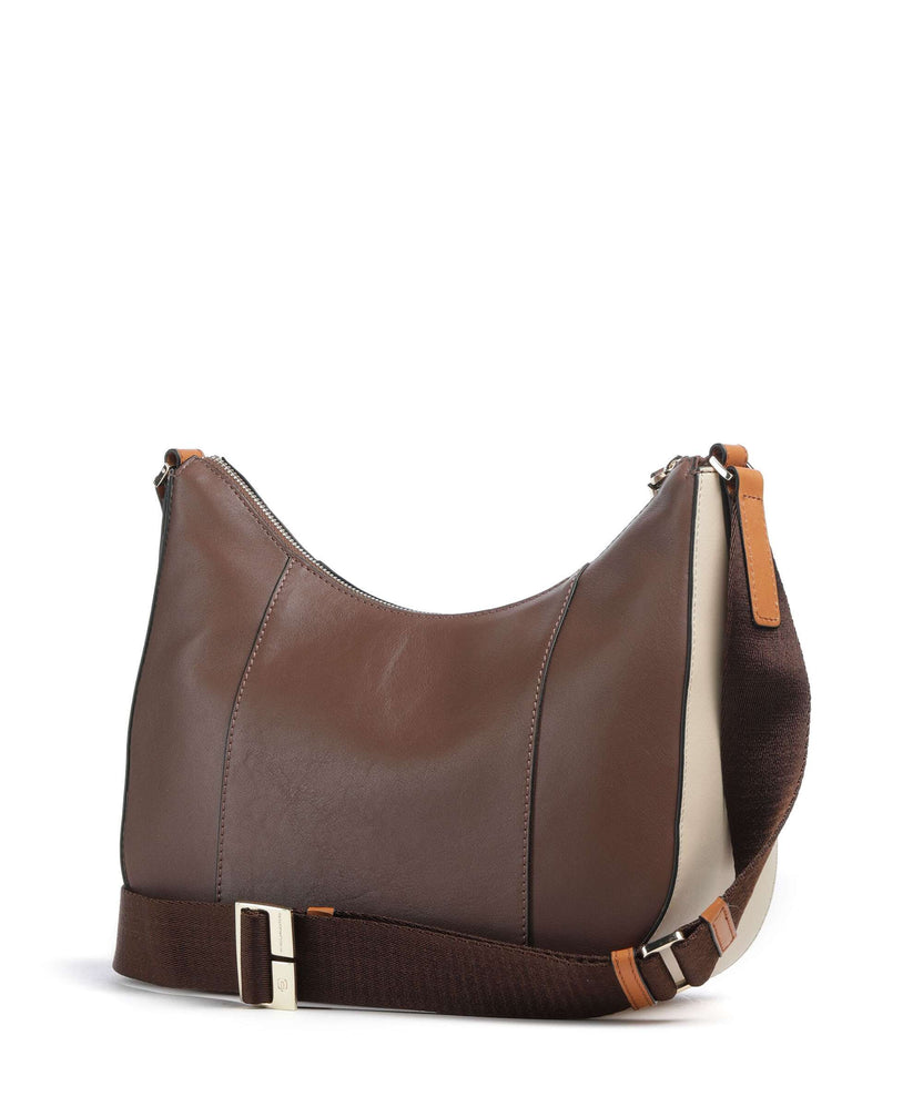 Piquadro W92 Crossbody bag marrone/beige