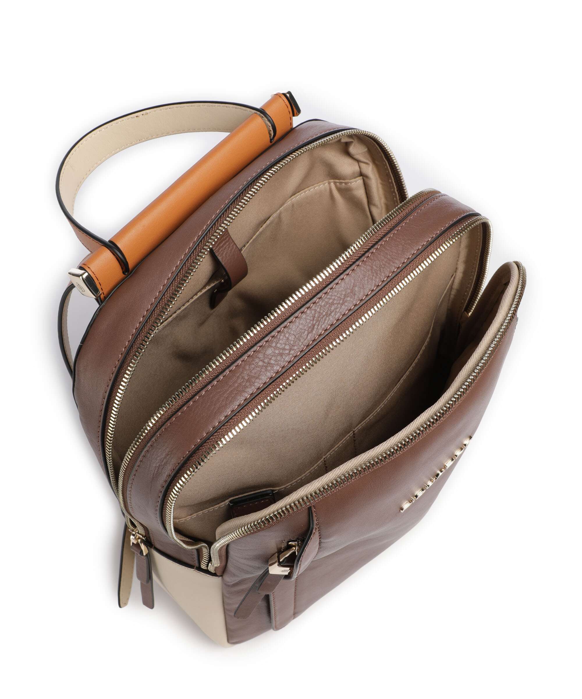 Piquadro Circle Backpack marrone/beige
