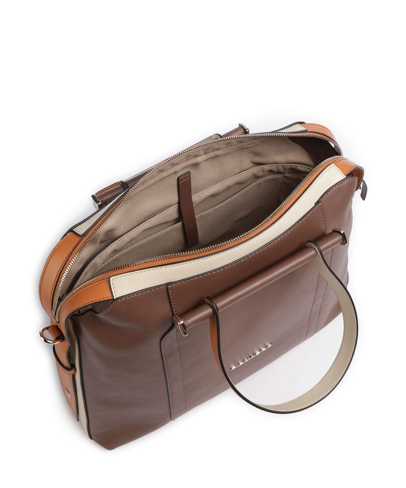 Piquadro Circle Briefcase marrone/beige