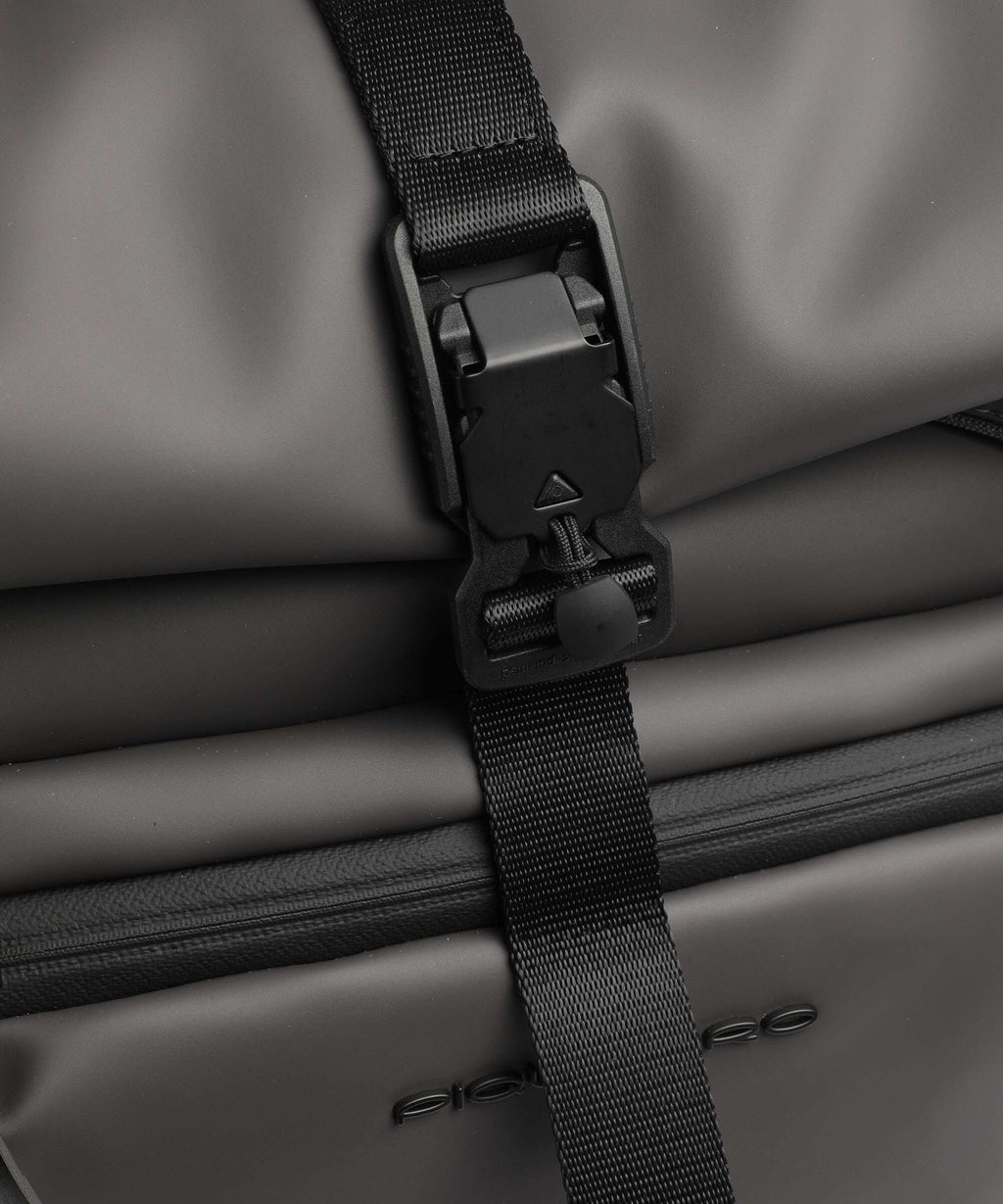 Piquadro Corner 2.0 2.0 Rolltop backpack grigio