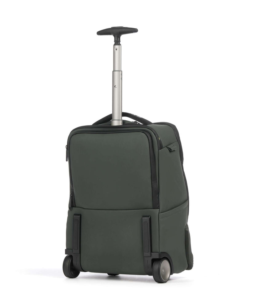 Piquadro C2OW Backpack with wheels verde