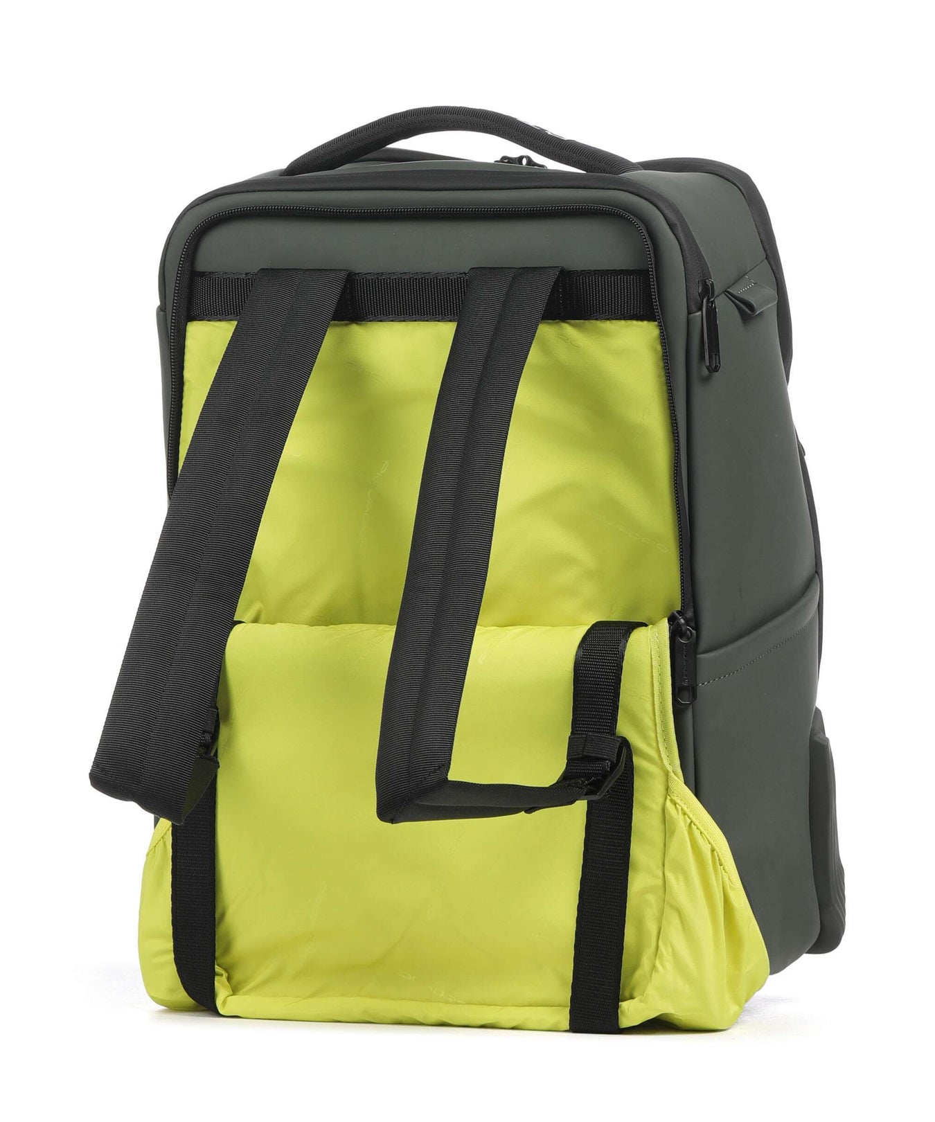 Piquadro C2OW Backpack with wheels verde