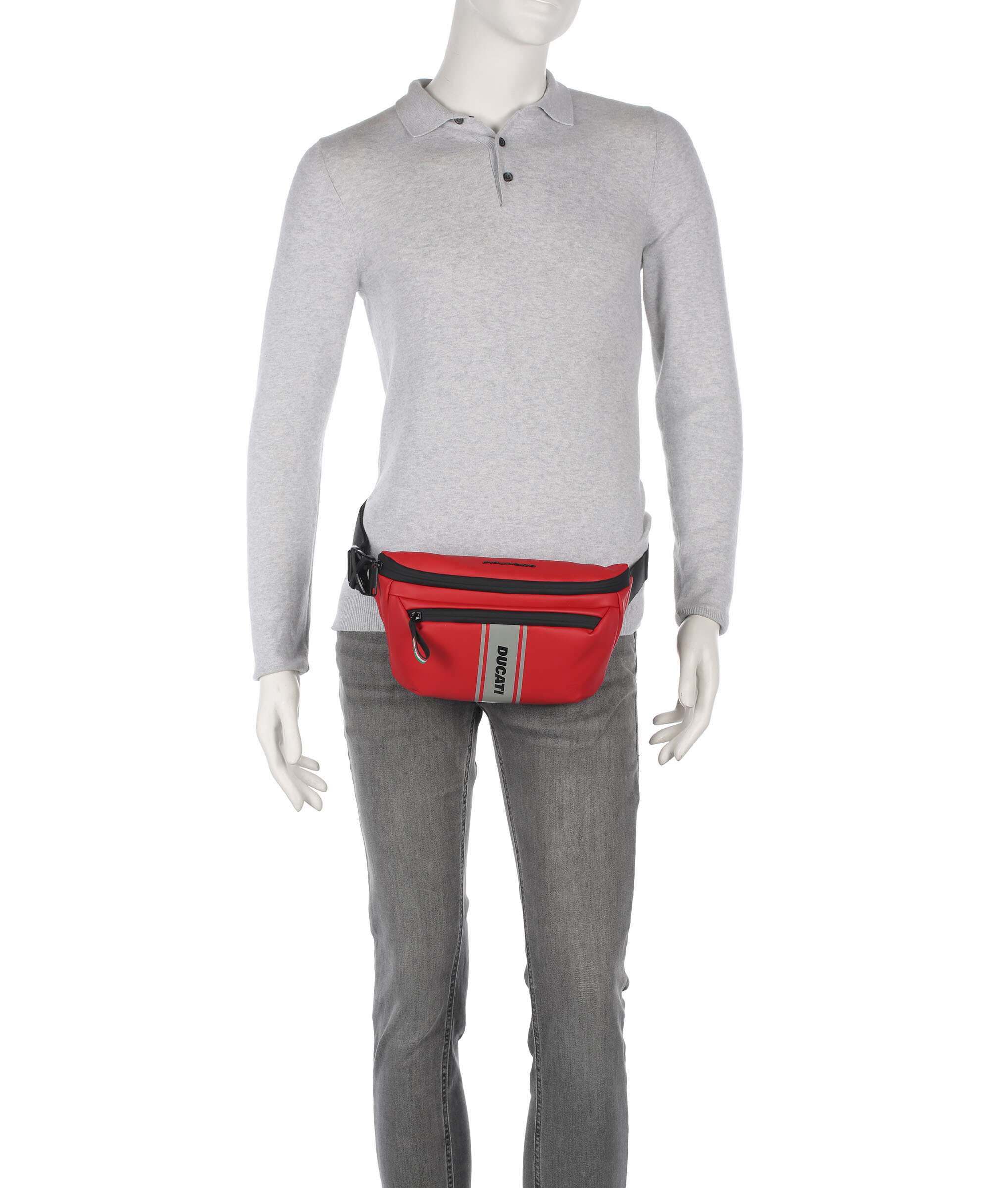 Piquadro Ducati C2OWD Belt bag rosso