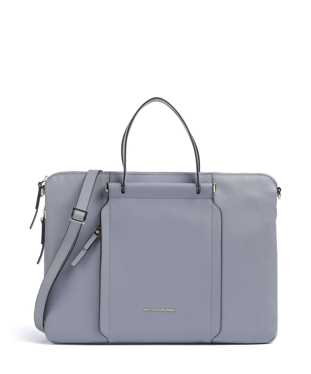 Piquadro W92T Briefcase light blue