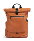 Piquadro Corner Special Rolltop backpack brique