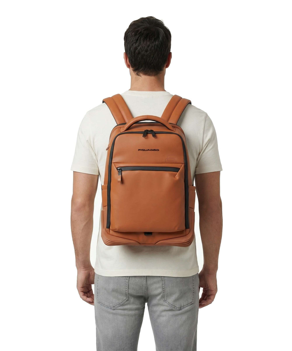 Piquadro Corner Special Backpack cuoio