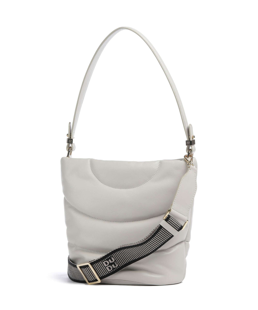 DuDu Bags Barbara M. Bucket bag pearl grey