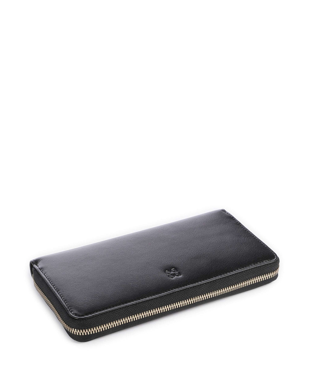 DuDu Bags Ustica RFID Wallet black lavander