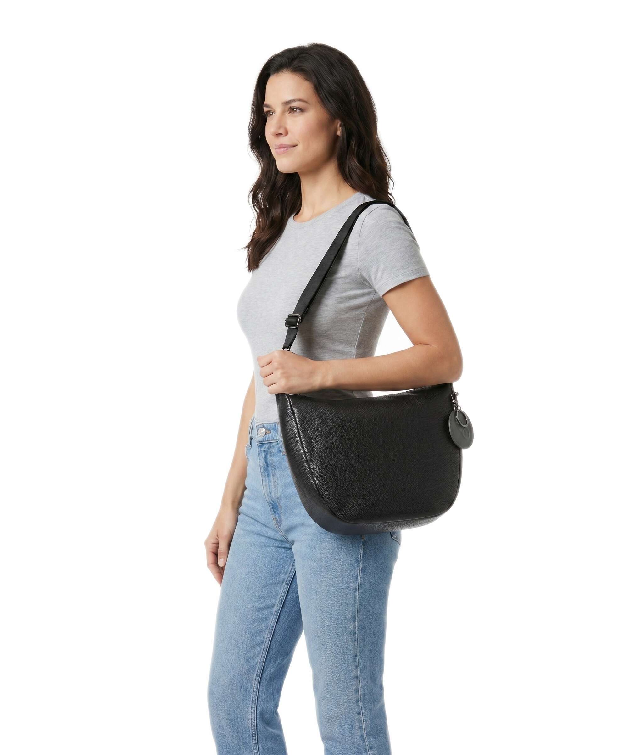Mandarina Duck Mellow Leather Crossbody bag black