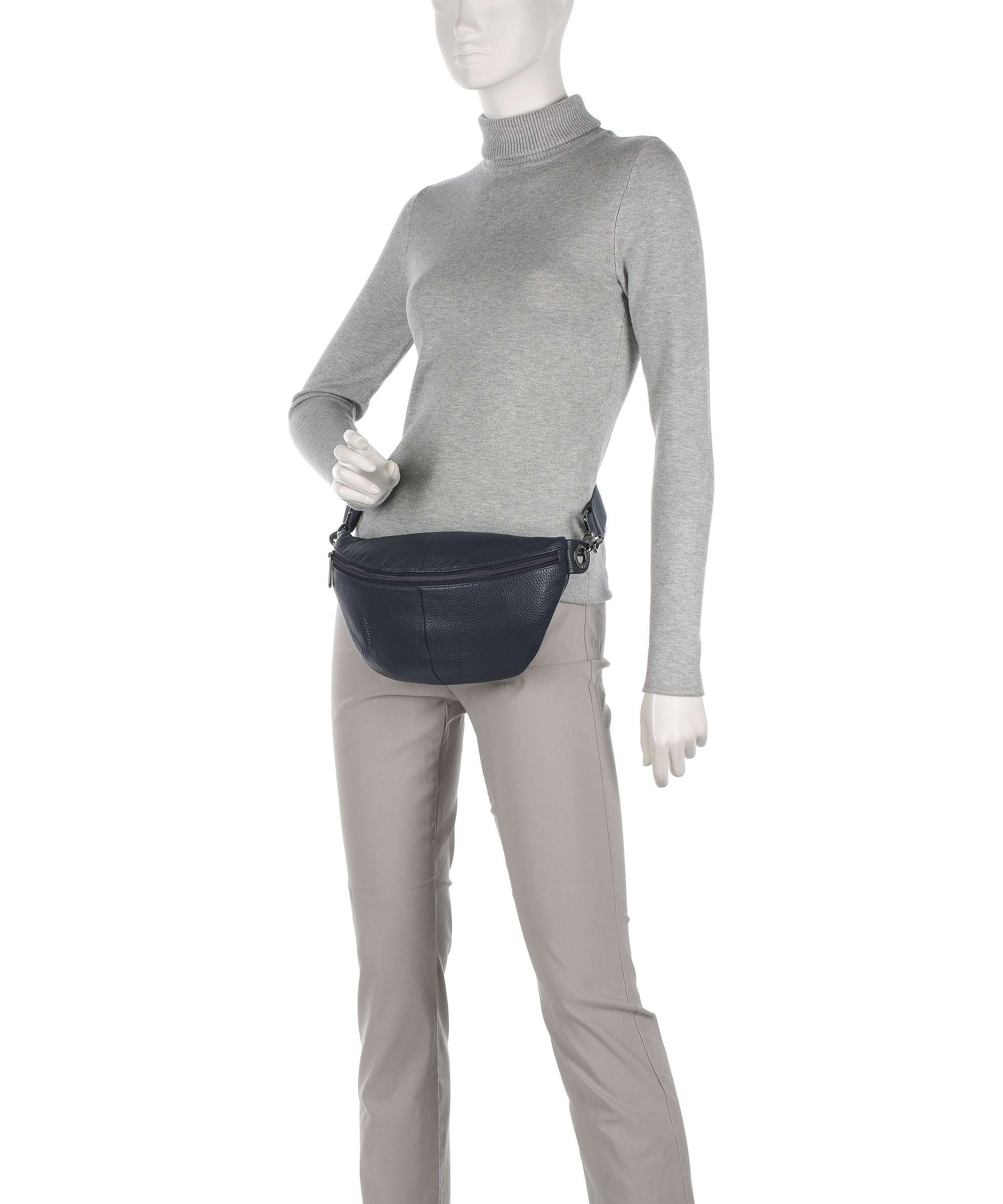 Mandarina Duck Mellow Leather Belt bag dress blue